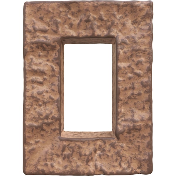 Ekena Millwork 4"W x 3"D x 7 7/8"H Universal Electrical Cover for StoneWall Faux Stone Siding Panels, Sedona PNUEC04X08SE - main